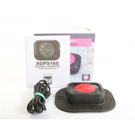 Dual Dual SkyPro XGPS160 GPS-Empfänger für iPad/Android Tablet (Schwarz/Rot, XGPS 160) (275067)