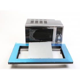 Silva Schneider EBM-G 880E Einbau-Mikrowelle 17 Liter 45,2cm breit 700 Watt Grillfunktion Edelstahl (278810)