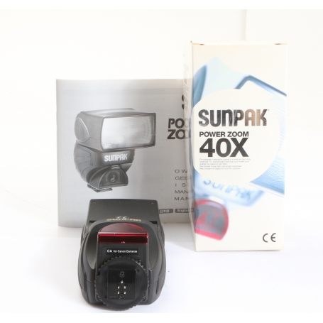 Sunpak Blitzgerät Power Zoom PZ40x für Canon (279296)