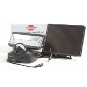 Brennenstuhl SOL 800 Solar-Spot Außenstrahler Solar-Flutlichtstrahler Bewegungsmelder 400lm tageslichtweiß schwarz (279603)