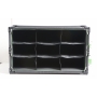BO-CAMP Faltschrank Camping Schrank Regal Zelt Organizer Garderobe 9Fächer Stahl (279634)