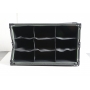 BO-CAMP Faltschrank Camping Schrank Regal Zelt Organizer Garderobe 9Fächer Stahl (279636)