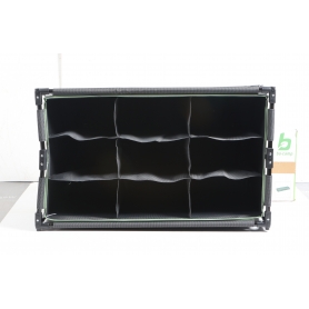 BO-CAMP Faltschrank Camping Schrank Regal Zelt Organizer Garderobe 9Fächer Stahl (279638)