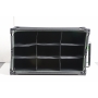 BO-CAMP Faltschrank Camping Schrank Regal Zelt Organizer Garderobe 9Fächer Stahl (279640)