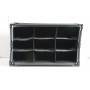 BO-CAMP Faltschrank Camping Schrank Regal Zelt Organizer Garderobe 9Fächer Stahl (279640)