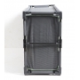 BO-CAMP Faltschrank Camping Schrank Regal Zelt Organizer Garderobe 9Fächer Stahl (279640)