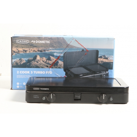 Cadac 2-Cook 3 Turbo Deluxe Gaskocher, 30mbar (279644)
