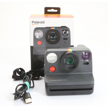 Polaroid Now Analog Instant Kamera Schwarz (279748)