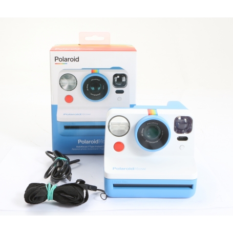 Polaroid Now Analog Instant Kamera Weiß/Blau (279754)