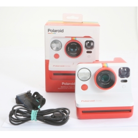 Polaroid Now Autofokus Instant Kamera Weiß/Rot (279756)