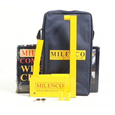 Milenco Compact Radkralle Wegfahrsperre Reifenkralle Diebstahlsicherung für Radgröße 12"-16" (279804)