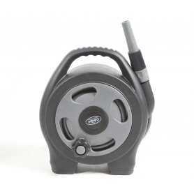 Camp4 10 Meter Schlauchtrommel Camping Wohnwagen Wohnmobil schwarz grau (279805)