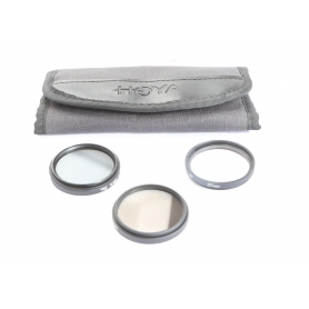 Hoya 3x Filter Set 37 mm: PL-CIR Polfilter + HMC UV(0) UV-Filter + ND8 (279389)