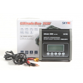 Skyrc D260 Modellbau-Ladegerät Schnellladefunktion 14A Blei LiFePO LiHV LiIon LiPo NiCd NiMH schwarz (279611)