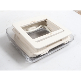 Dometic Micro Heki Dachhaube, 28x28cm, ohne Zwangsbelüftung & mit Rollo (280010)