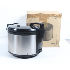 Cuckoo SR-4600 Gastro Reiskocher Reisgarer 4,6 Liter Edelstahl silber schwarz (280032)