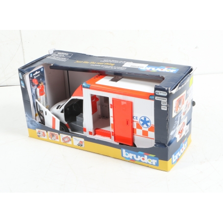 Bruder MB Sprinter Ambulanz mit Fahrer, L+S (280130)