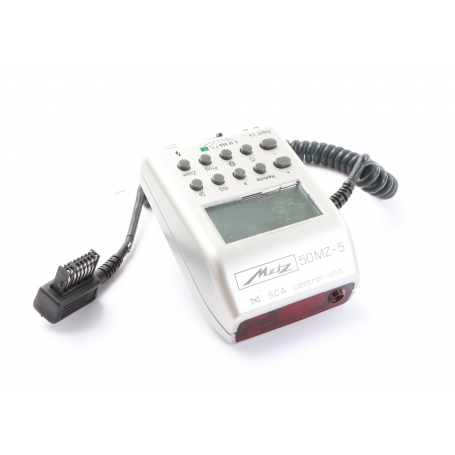 Metz Stabblitz 50 MZ-5 SCA Control Unit SCA Silber für Canon (279968)