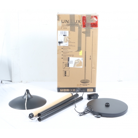 LED Deckenfluter PRYSKA, schwarz/buche (280330)