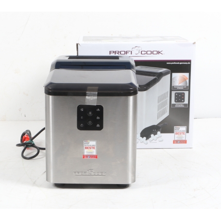 ProfiCook PC-EWB 1253 Eiswürfelbereiter, 1,5 L, Edelstahl/schwarz (501253) (280396)