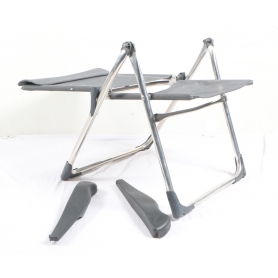 Crespo AL-213C Compact Faltstuhl Campingstuhl Klappsessel Garten Terrasse anthrazit (280695)