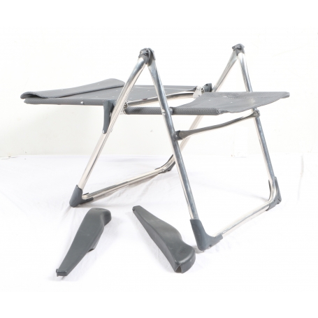 Crespo AL-213C Compact Faltstuhl Campingstuhl Klappsessel Garten Terrasse anthrazit (280695)