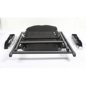 Camp4 Malaga Breeze Campingstuhl, gepolstert, schwarz (280698)