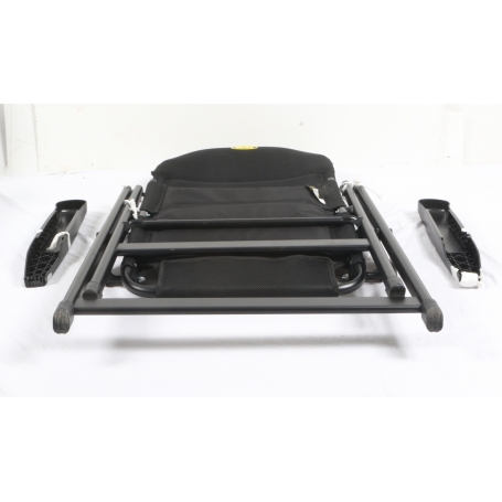 Camp4 Malaga Breeze Campingstuhl, gepolstert, schwarz (280698)