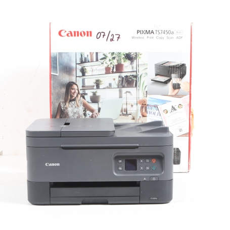 Canon PIXMA TS7450a Tintenstrahl-Multifunktionsgerät Drucker Kopierer Scanner ADF Duplex USB WLAN schwarz (280302)