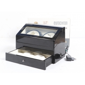 Eurochron Uhrenbeweger Uhren-Dreher 4 Uhren Holzdesign (280495)