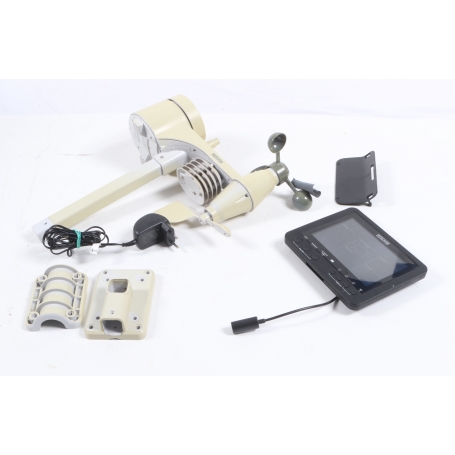 Eurochron RC Pro Funk-Wetterstation 868 MHz 230-240 V/AC LED-Anzeige Luftdruck Weckerfunktion (280898)