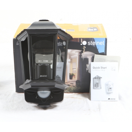 Steinel L 190 S Sensor-Außenleuchte, schwarz (644413) (280965)