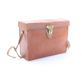 Vintage Leder Foto Koffer ca. 28x21x11 cm Tasche (280564)