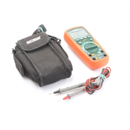 Extech 1041680 EX503 Hand-Digital-Multimeter Kapazitätsmessung wasserdicht IP67 9V Block 600V rot (280582)