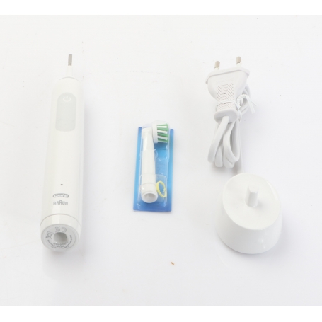 Braun Braun Oral-B Genius X elektrische Zahnbürste rotierend oszilierend 6 Putzprogramme Andruckkontrolle weiß (280583)