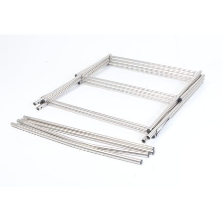 MAXIMEX Teleskop Edelstahl Wäsche Trockner Klappbar Kleider Ständer ausziehbar (281166)