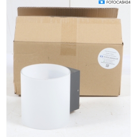 Konstsmide Foggia 7859-372 LED-Außenwandleuchte Außenlaterne 10W 3000K grau weiß (281461)