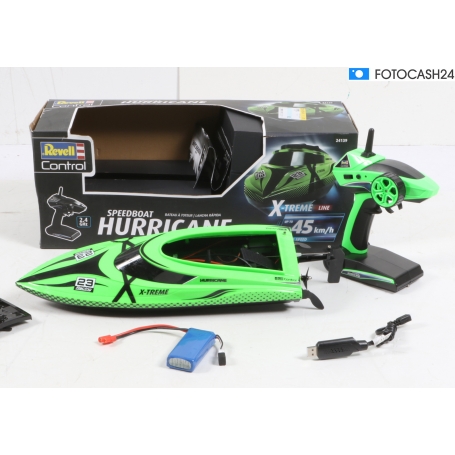 Revell Control X-Treme Hurricane RC Motorboot Rennboot Spielzeugboot RtF 460mm grün schwarz (281487)