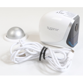 Sygonix SY-4452324 Kompaktkamera Überwachungskamera 1920x1080 Pixel 2,8mm Objektiv WLAN IP FHD weiß (281510)