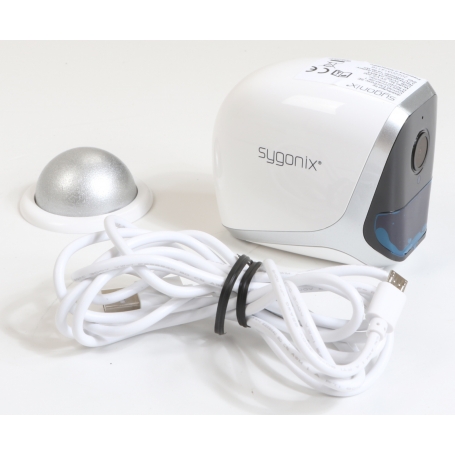 Sygonix SY-4452324 Kompaktkamera Überwachungskamera 1920x1080 Pixel 2,8mm Objektiv WLAN IP FHD weiß (281510)