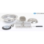 Schock 400069EDM Sichtteile für Mono D-100, Mono D-100L, Mono D-100S, Mono D-100XS, Edelstahl matt (281586)