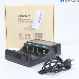 Voltcraft IPC-4 Rundzellen-Ladegerät Batterie-Lader LiIon LiFePO NiMH NiCd LiFePO4 Mignon Micro Mini Baby Sub-C (281596)