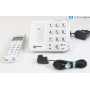 Geemarc Mobility Pack schnurloses Telefon analog Anrufbeantworter Freisprechen weiß (281802)