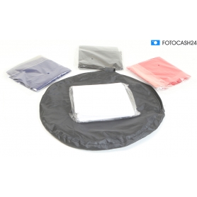 NiceFoto Stoff Farbfilter Weiß/Blau/Schwarz/Rot ca. 135x70cm (275282)