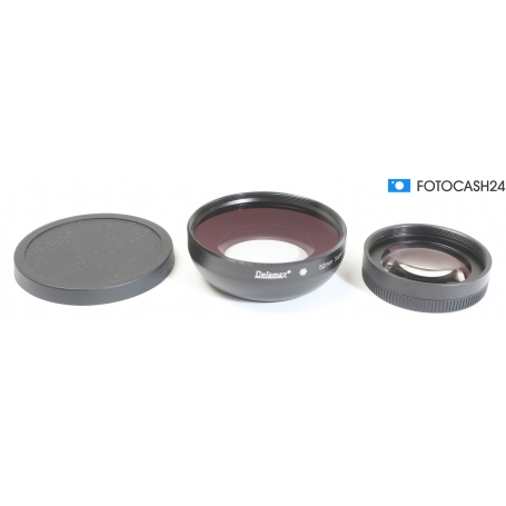 Delamax 52mm Super-HD Weitwinkelkonverter 0,45x-UMC Mehrschichtvergütung Macro (275288)