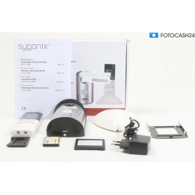 Sygonix SY-3396994 Funk Video-Türsprechanlage Türklingel Hausstation 2,4" LCD-Display 2,4GHz silber (281781)