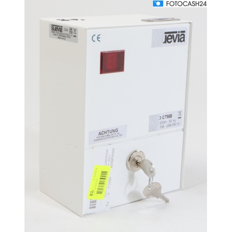 Suevia SU120132 Münzzeitzähler Wertmarken Münzautomat digital IP20 grau (281788)