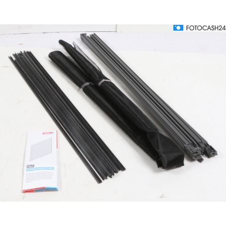 tesa Fliegengitter FALT Fenster Anthrazi (281493)