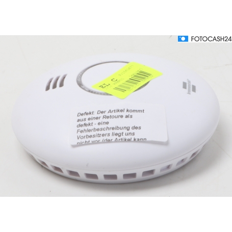 Brennenstuhl WRHM01 Funk-Rauchmelder Brandmelder Hitzemelder 85dB WiFi batteriebetrieben weiß (281703)