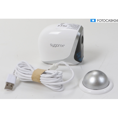 Sygonix SY-4452324 Kompaktkamera Überwachungskamera 1920x1080 Pixel 2,8mm Objektiv WLAN IP FHD weiß (281774)